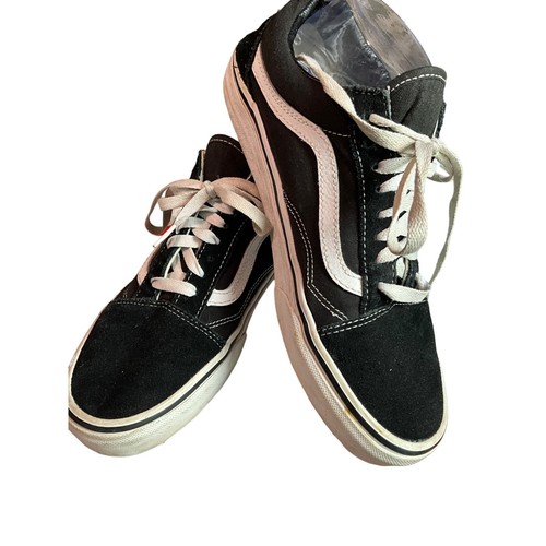 Vans old skool black white - black,